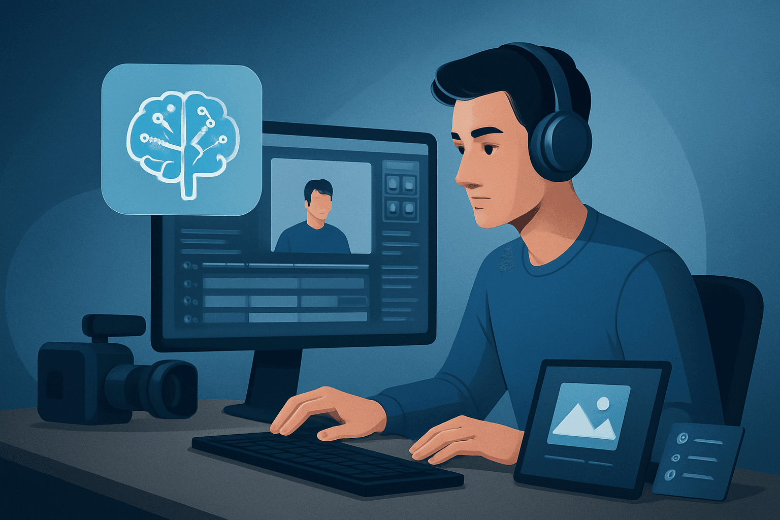 Hero image for AI Video Editor for Advertiser Workflow