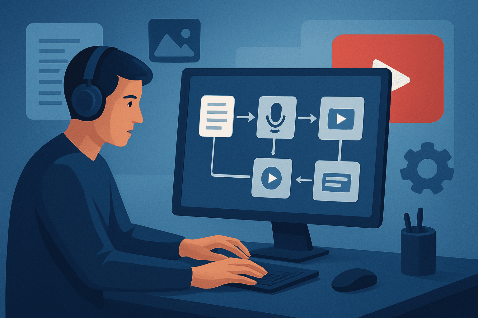 Hero image for YouTube Automation Workflow for Script-Based Channels