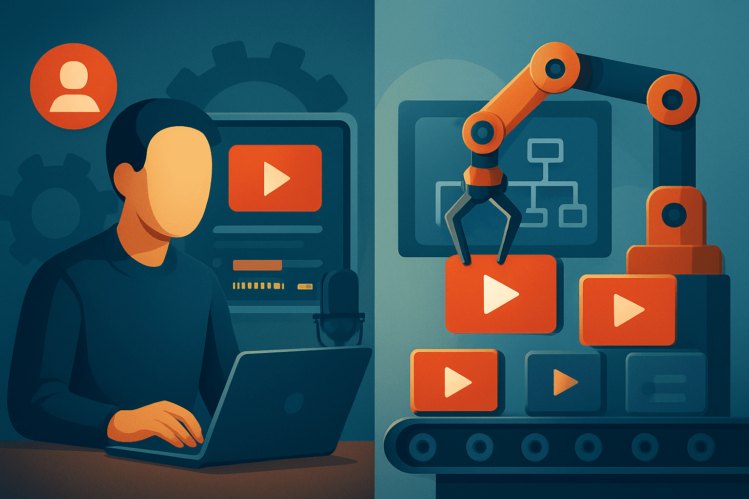 Hero image for Faceless YouTube vs YouTube Automation