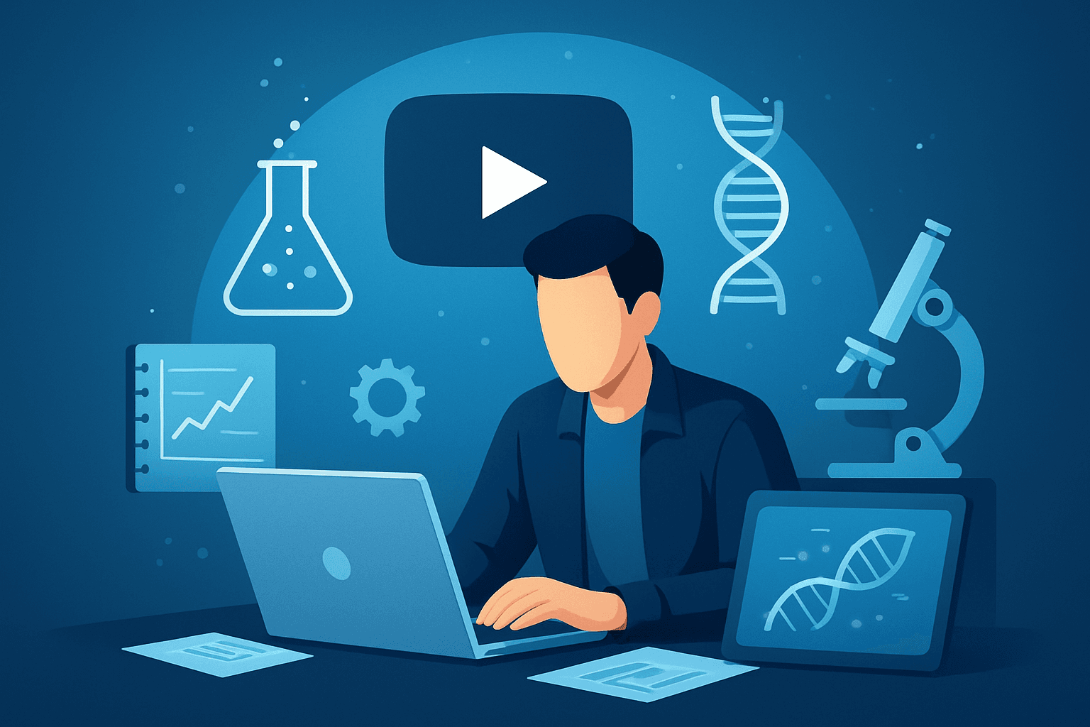 Hero image for Faceless YouTube Channel Ideas for Science