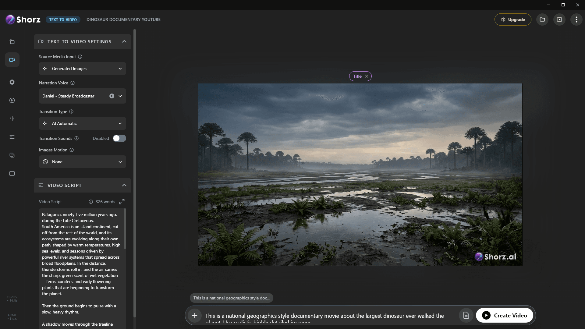 Text to Video Generated Images