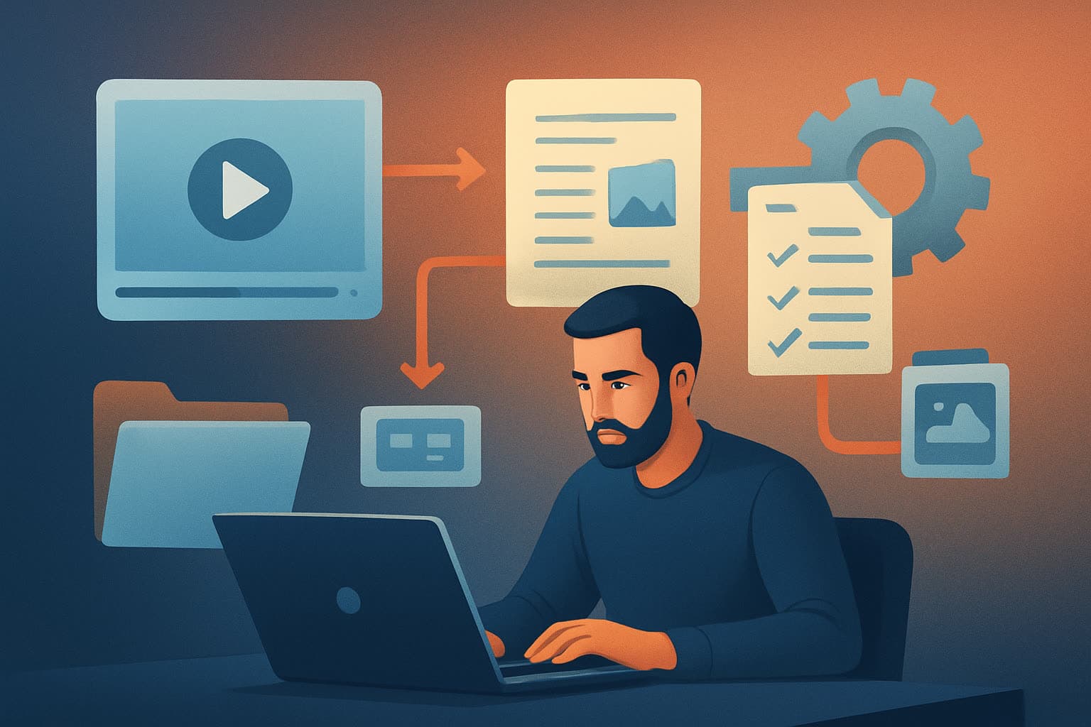 Hero image for How to Turn One Talk Into a Content System