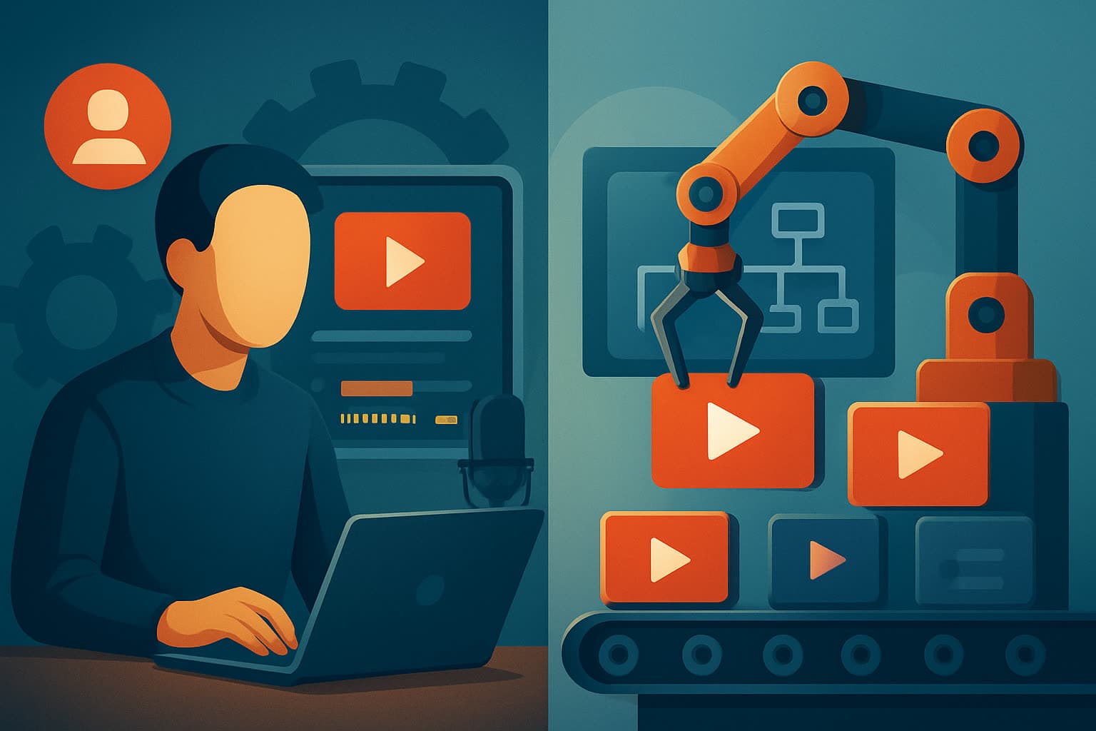 Hero image for Faceless YouTube vs YouTube Automation