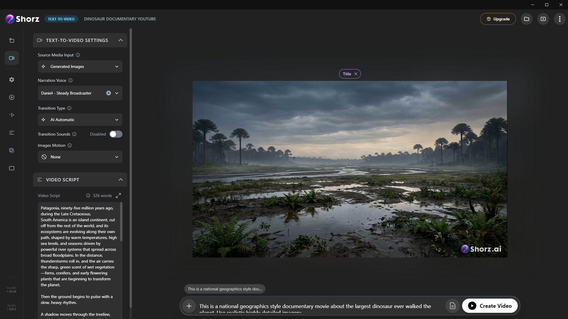 Text to Video Generated Images