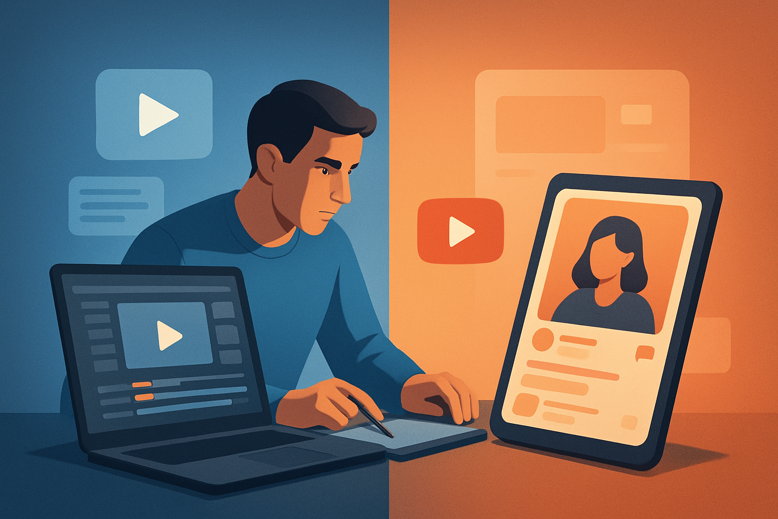 Hero image for YouTube Shorts vs Stories for Announcements